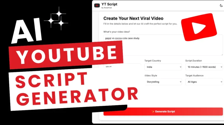 youtube script generator